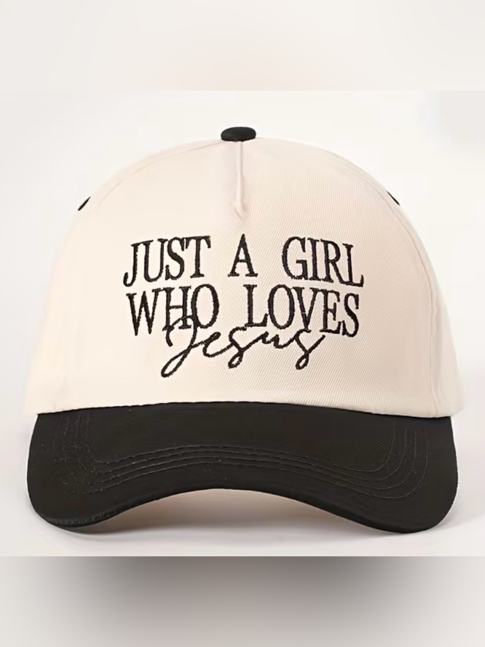 Just A Girl Who Loves Jesus Hat - Picture 3 of 3